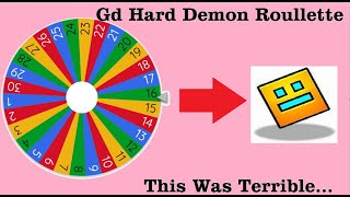 Geometry Dashs Hard Demon Roulette [upl. by Monique136]