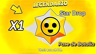 Reclamando el Star Drop LEGENDARIO del pase de Brawl Stars😎 [upl. by Trask]