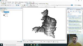 ArcGIS  Slope  Mapa de declividade [upl. by Lac]