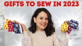 How to sew quick and Easy stocking stuffers 3 options Handmade gift 2023 [upl. by Aushoj]