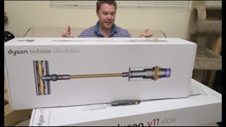 Dyson Outsize Absolute Plus and Dyson V11 Dock Unboxing and Full Review [upl. by Otiragram815]