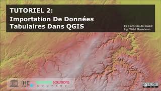 Tutoriel 2 Importation De Données Tabulaires Dans QGIS [upl. by Itoyj921]