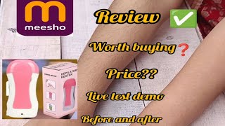 3 in 1 Depilatory hair Removal Roll on wax heateritna sasta easy to way waxing review meesho [upl. by Ainaj844]