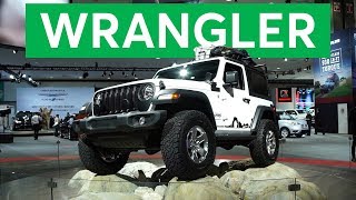 2017 LA Auto Show 2018 Jeep Wrangler  Consumer Reports [upl. by Odel]