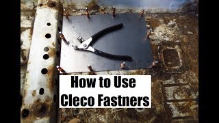 How to Use Cleco Fastners [upl. by Jeffry]