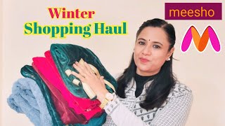 Winter Shopping Haul starting from Rs 300  Velvet Kurti Velvet shawl  night suit  Nilu Prakash [upl. by Eeramit982]