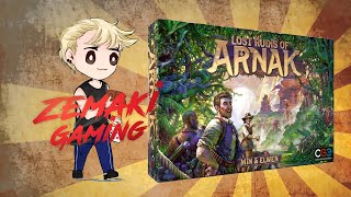 Lost Ruins of Arnak Review ออกล่าสมบัติแบบยูโรผสมเล่นการ์ด [upl. by Lennor297]