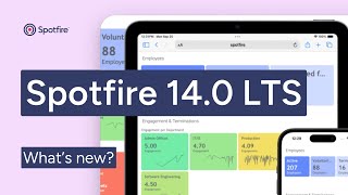 Whats New in Spotfire 14 0 [upl. by Emoryt]