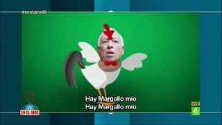 En el aire  El pollito pío quotAy Margallo mío que la pichita se le ha hecho un líoquot [upl. by Aihsilef225]