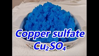 Extraction of copper sulfate from copper nitrate solution Copper sulfate CuSO₄ 🧪 [upl. by Rizzi678]