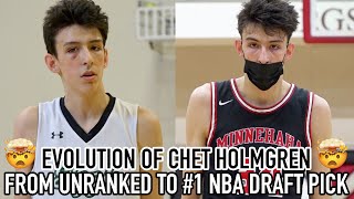 EVOLUTION of CHET HOLMGREN From Unknown Freshman to Future 1 NBA Draft Pick [upl. by Limoli]