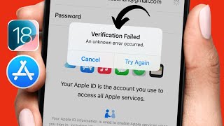 How to Fix Verification Failed An Unknown Error Occurred on iPhone iOS 18 [upl. by Salzhauer]