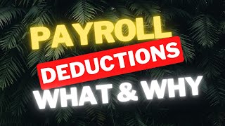 Understand Payroll Deductions on Your Pay Stub [upl. by Gault]