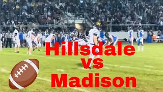 Hillsdale Football vs Madison 9272024 MHSAA Football [upl. by Susejedairam]