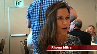 Rhona Mitra Talks THE LAST SHIP [upl. by Htiaf]