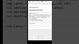 Edge Detection Using OpenCV shorts opencvpython sudikshaanalytics coding [upl. by Ennayd]