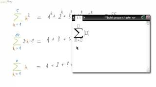 10 Das Summenzeichen in einem CAS [upl. by Shornick]