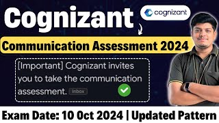 Cognizant Communication Assessment 2024  Test Date 10 Oct  Updated Pattern Important Guidelines [upl. by Niatsirhc740]