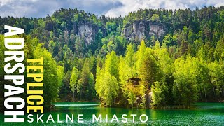 Skalne Miasto Czechy 🇨🇿 🧭 Adrspach Teplice 4K [upl. by Toddy]