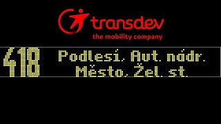 Transdev Slezsko 418  Havířov Město Žel st Iveco Dekstra LF 38 CNG [upl. by Fredrick]