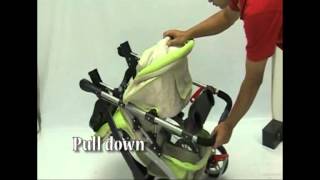 Stroller how to fold [upl. by Aliak]