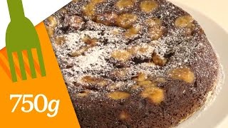 Recette de Gâteau chocolatbanane  750g [upl. by Jacey]