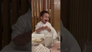 Toddler tries lemon for the first time and cant handle the sour taste  WooGlobe [upl. by Meill643]