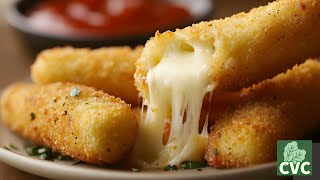 Fried Mozzarella Sticks Easy amp Delicious Appetizers at Home [upl. by Arnold]