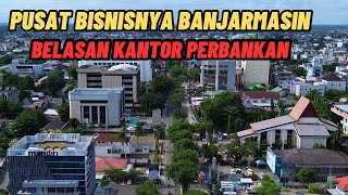 Jl Lambung Mangkurat  Jl Jend Sudirman Banjarmasin Drone View [upl. by Bobette976]