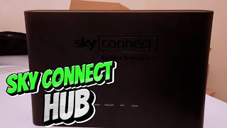 Sky Connect Hub  Sky Broadband Router First Look Review [upl. by Filemon]