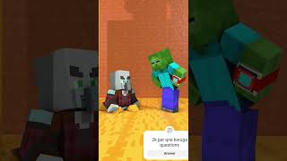 I tested REVERSE pillager and Zombie with Thor Hammer trending minecraft shots animation [upl. by Ahsaeyt112]