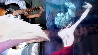 Death Parade OP  Flyers guitar cover TABS [upl. by Haerdna631]