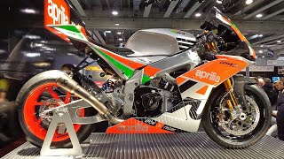 Aprilia RSV4 FWGP  Factory Works 250 HP nononsense track only MotoGP racing machinery [upl. by Adok]