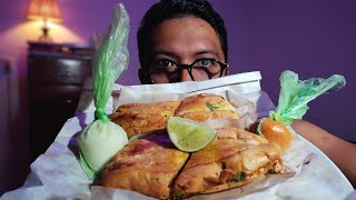 ASMR COMIENDO TORTAS DE PASTOR  STORYTIME DE TERROR [upl. by Gallagher]