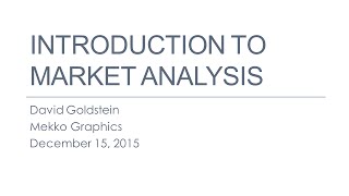 Analyzing a Market [upl. by Weingarten625]