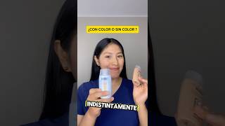 ⛔️🤔‼️😱¿Con color o sin color skincare skin cuidadodelapiel skincareroutine [upl. by Barbour]