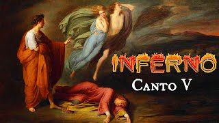 📖🔥 INFERNO Canto Quinto V  I Lussuriosi  Paolo e Francesca 🕊💘🕊 Divina Commedia Dante Alighieri [upl. by Colbye]