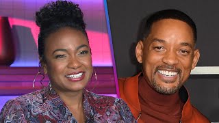 How Tatyana Ali Made Will Smith Feel When She Joined BelAir Season 2 Exclusive [upl. by Ssyla]