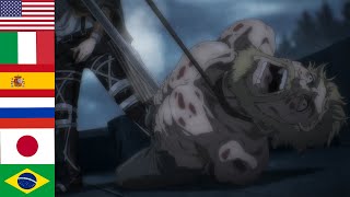 quotMR KSAVERquot in 6 languages ● Attack On Titan Season 4 [upl. by Dedrick]