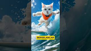 BERSELANCAR shorts cat videokucing anakkucinglucu [upl. by Natascha546]