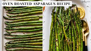 Oven Roasted Asparagus Recipe [upl. by Lanti856]