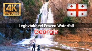 4K Cinematic Walk from Rustaveli to Leghvtakhevi Waterfall  Tbilisi Georgia [upl. by Kwang]