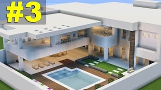 Minecraft Tutorial Casa Moderna 7 parte 3 [upl. by Yetta]