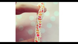 Tutorial  Spiral Bracelet  Rainbow Loom [upl. by Filberto]