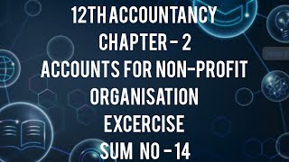 12th Accountancy Chapter 2 Exercise Sum no  14 [upl. by Bradman]