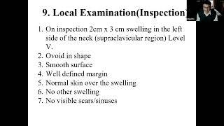 Case Presentation  Cervical Lymphadenitis and Varicocele 090124 [upl. by Maddalena365]