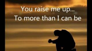 Westlife  You Raise Me Up Lyrics HD [upl. by Storfer]