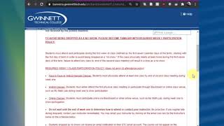 How to Swap Courses  Gwinnett Technical College [upl. by Quenby]