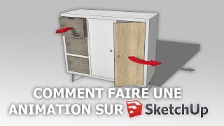 Comment faire une animation sur Sketchup sans plugin [upl. by Maggi]