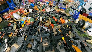 ALL TOYS OF SAMS  500 Rifles amp Guns Room  Airsoft Guns  BB Co2 Guns M14 Gatling Toy Masks [upl. by Pelagi550]